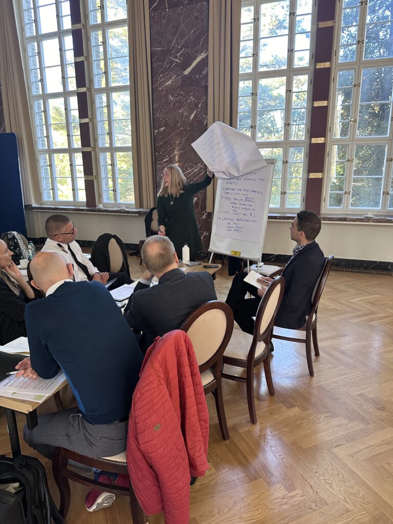 PA Ship coordinator Milla Harju at work