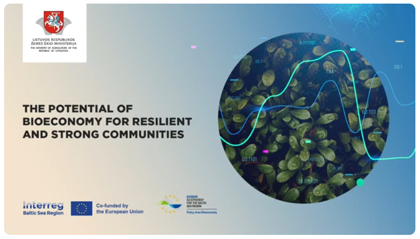 The Potential of Bioeconomy for Resilient and Strong Communities - EUSBSR